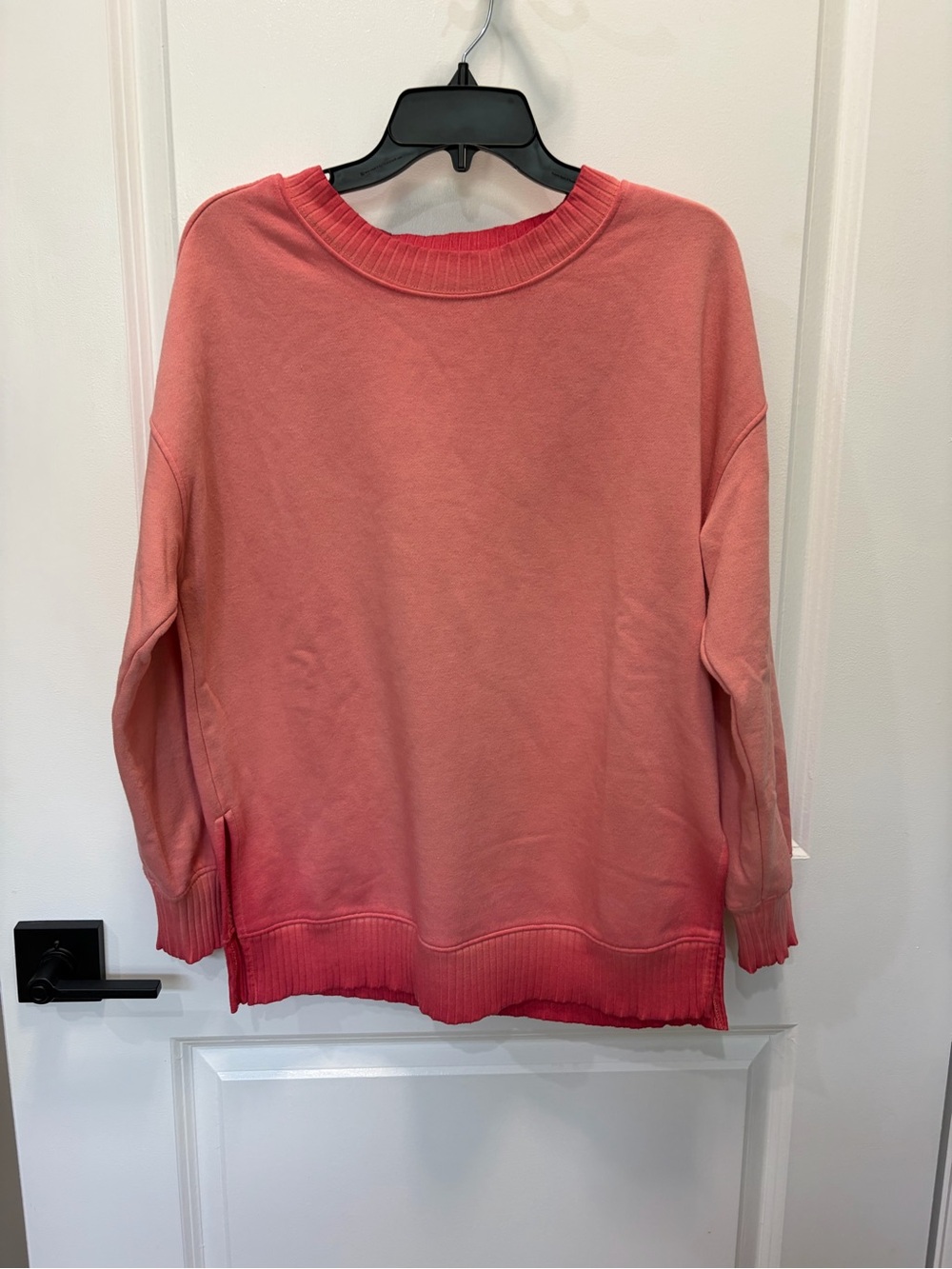 Sonoma Coral Ombre Crewneck Sweatshirt